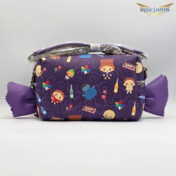 Loungefly Willy Wonka Chibi Crossbody New - Picture 2 of 4